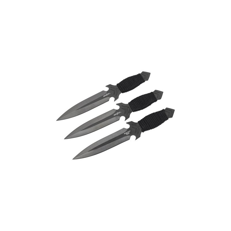Nóż rzutka Master Cutlery Perfect Point - 3 szt PP-081-3BK