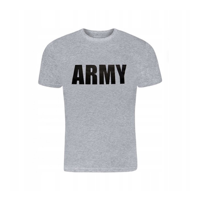T-shirt TigerWood ARMY szara