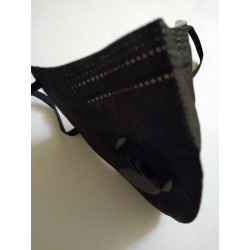 Maska ochronna z filtrem Czarna KN95 - FFP2